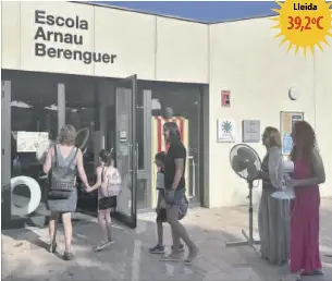 PLA D’URGELL A L’ESCOLA AMB VENTILADOR