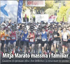 MITJA MARATÓ MASSIVA I FAMILIAR