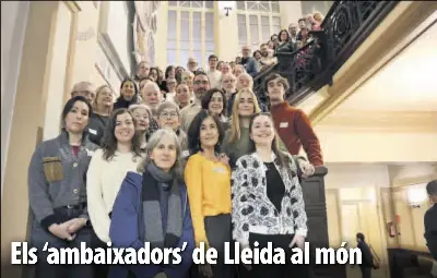 ELS ‘AMBAIXADORS’ DE LLEIDA AL MÓN