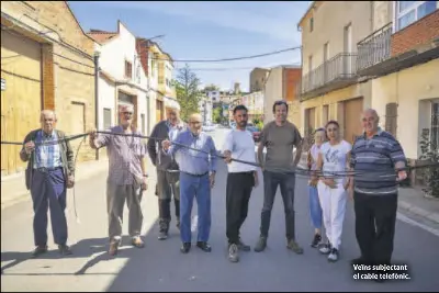 PREIXENS, SENSE TELEFONIA PER UN CABLE CAIGUT