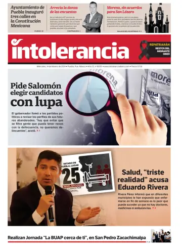 Intolerancia Diario - 14 Feb 2024