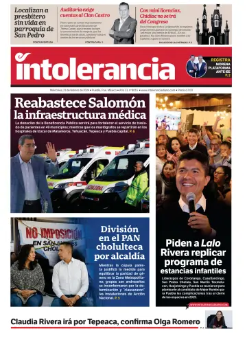 Intolerancia Diario - 21 Feb 2024