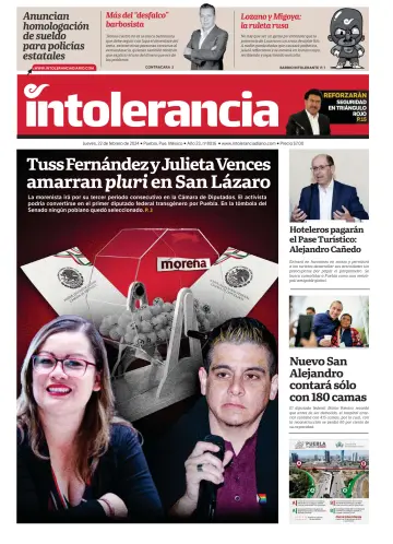 Intolerancia Diario - 22 Feb 2024
