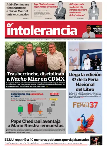 Intolerancia Diario - 8 Mar 2024