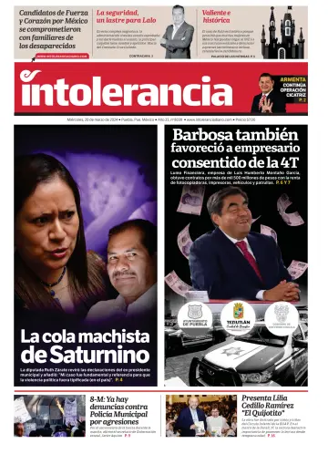 Intolerancia Diario - 20 Mar 2024
