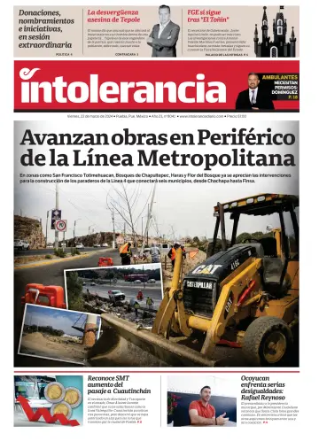 Intolerancia Diario - 22 Mar 2024