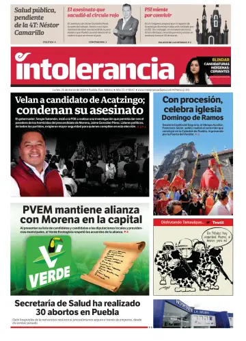 Intolerancia Diario - 25 Mar 2024