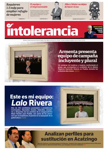 Intolerancia Diario - 26 Mar 2024