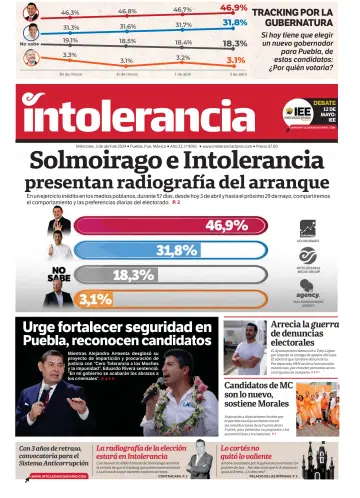 Intolerancia Diario - 3 Aib 2024