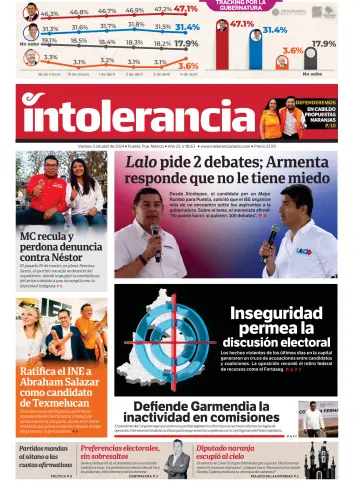 Intolerancia Diario - 05 Nis 2024