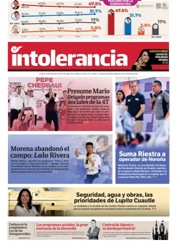 Intolerancia Diario - 22 4월 2024