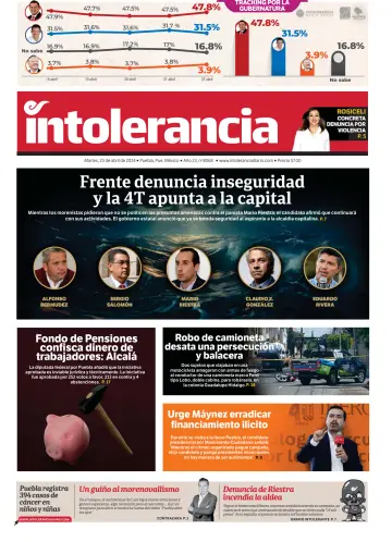Intolerancia Diario - 23 Apr. 2024