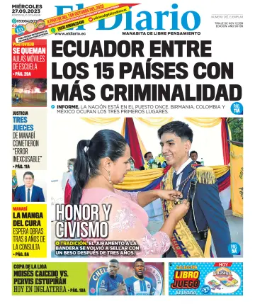 El Diario (Ecuador) - 27 九月 2023