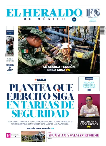 El Heraldo de México - 13 Aug 2022