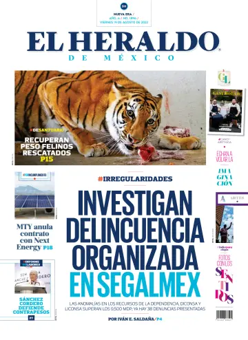 El Heraldo de México - 19 Aug 2022