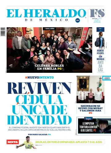 El Heraldo de México - 21 Aug 2022