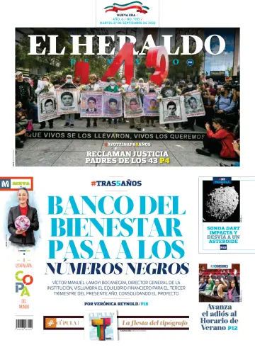 El Heraldo de México - 27 Sep 2022