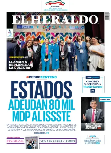 El Heraldo de México - 29 Sep 2022