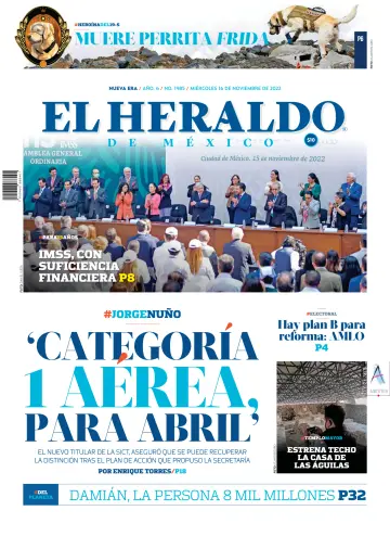 El Heraldo de México - 16 Nov 2022