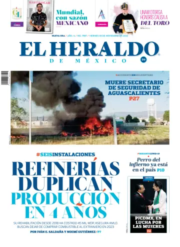 El Heraldo de México - 18 Nov 2022