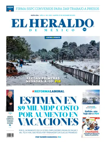 El Heraldo de México - 27 Dec 2022