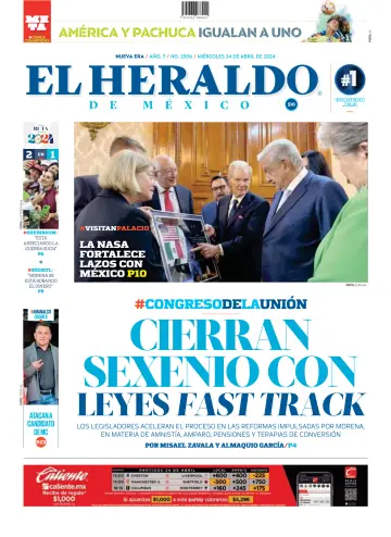 El Heraldo de México - 24 4월 2024