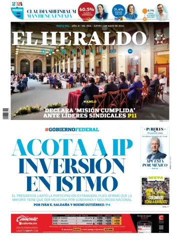 El Heraldo de México - 02 5月 2024