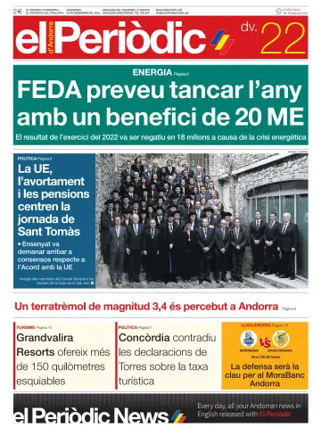 El Periodic D'Andorra - 22 Dec 2023