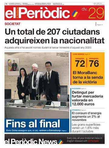 El Periodic D'Andorra - 29 Dec 2023