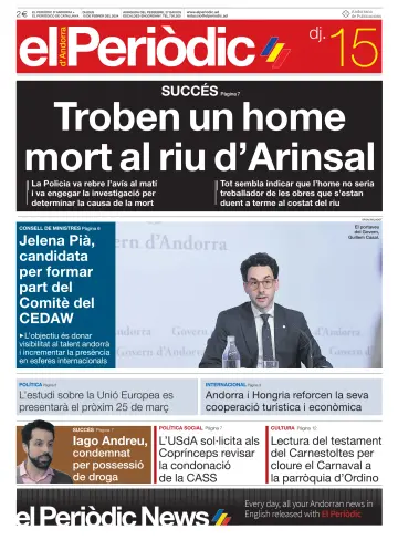 El Periodic D'Andorra - 15 Feb 2024