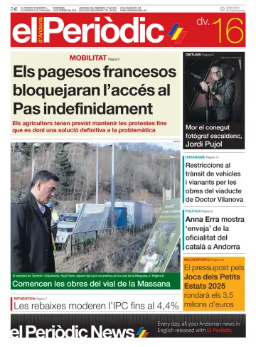 El Periodic D'Andorra - 16 Feb 2024