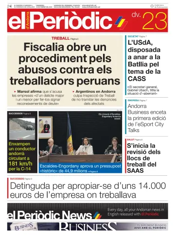 El Periodic D'Andorra - 23 Feb 2024