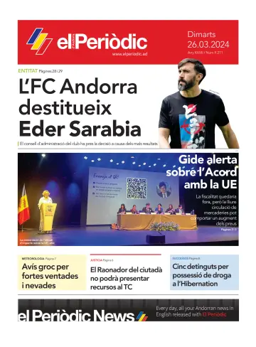 El Periodic D'Andorra - 26 Mar 2024