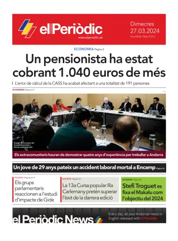 El Periòdic D'Andorra - 27 三月 2024