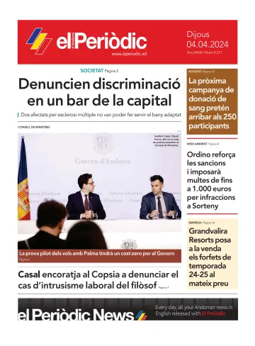 El Periodic D'Andorra - 4 Apr 2024