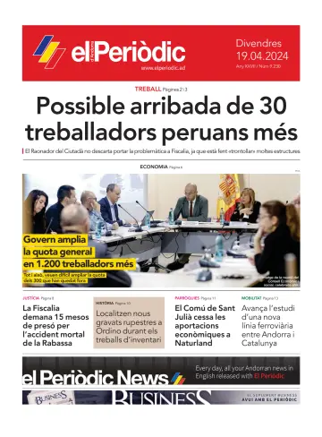 El Periodic D'Andorra - 19 Apr 2024