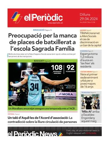 El Periodic D'Andorra - 29 Apr 2024