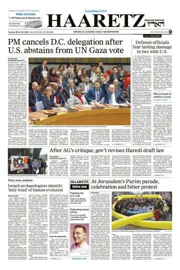 Haaretz - English Edition - 26 Mar 2024