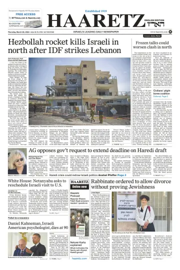 Haaretz - English Edition - 28 Mar 2024