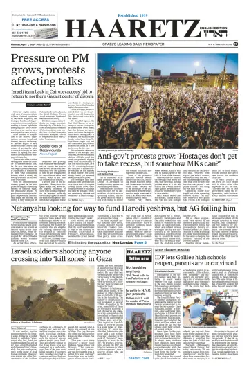Haaretz - English Edition - 1 Apr 2024