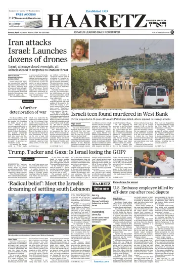 Haaretz - English Edition - 14 апр. 2024