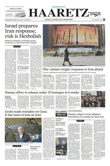 Haaretz - English Edition - 16 Apr. 2024