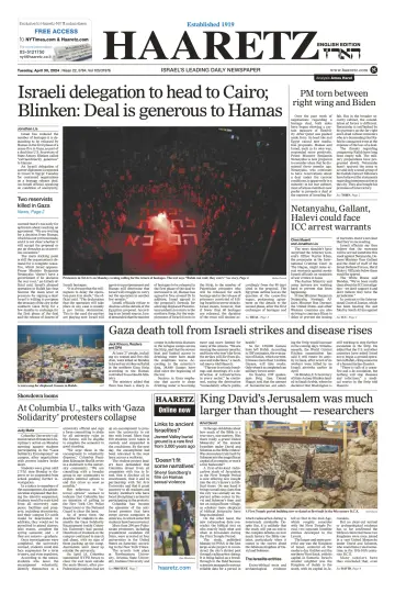 Haaretz - English Edition - 30 Aib 2024