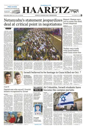 Haaretz - English Edition - 05 Mai 2024
