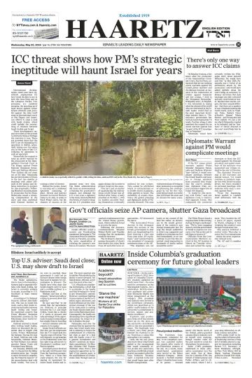 Haaretz - English Edition - 22 5月 2024