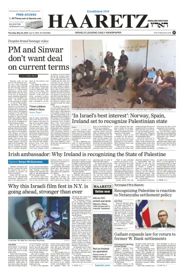 Haaretz - English Edition - 23 maio 2024