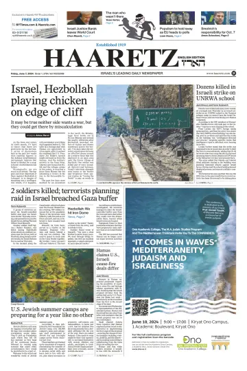 Haaretz - English Edition (Friday) - 7 Jun 2024