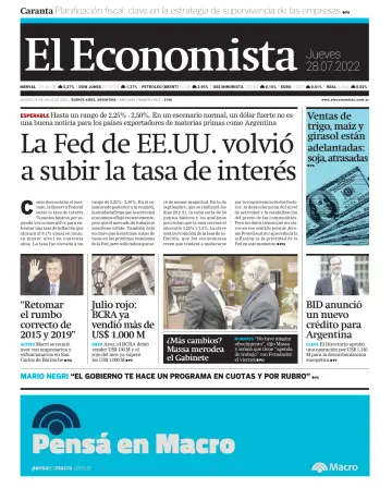 El Economista (Argentina) - 28 Jul 2022