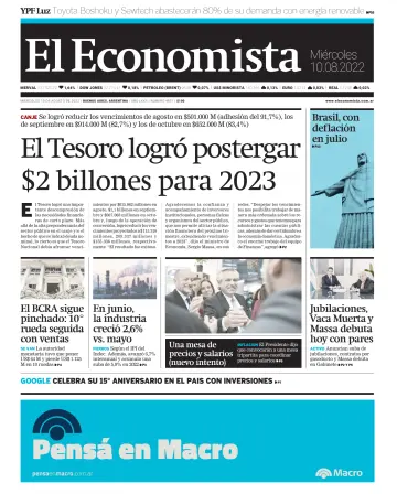 El Economista (Argentina) - 10 Aug 2022