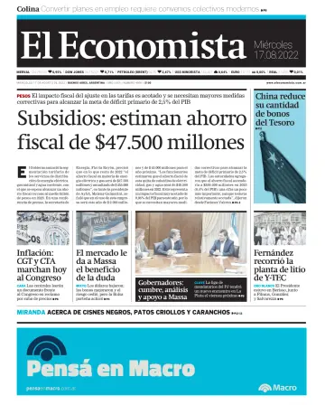 El Economista (Argentina) - 17 Aug 2022